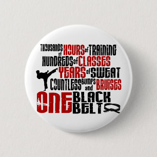 Badge Rond 5 Cm T-SHIRTS et HABILLEMENT d'UN KARATÉ de la ceintur