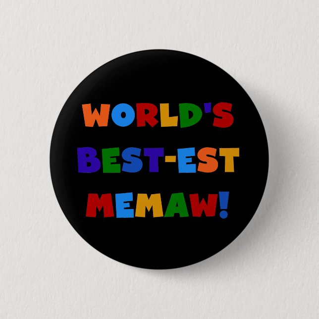 Badge Rond 5 Cm T-shirts lumineux de couleurs du Meilleur-est (Devant)