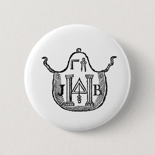 Badge Rond 5 Cm Tablier colonial