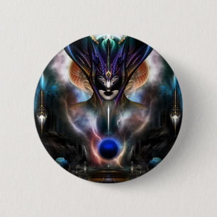 Badge Rond 5 Cm Taidushan Sai Esprit De Pouvoir WD
