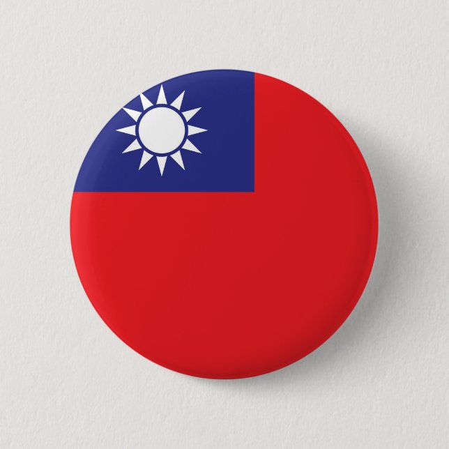 Badge Rond 5 Cm Taïwan (Devant)