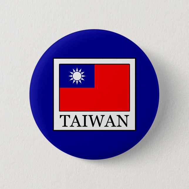 Badge Rond 5 Cm Taïwan (Devant)