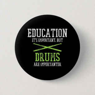 Badge Rond 5 Cm Tambours tambour tambour tambour ensemble tambours