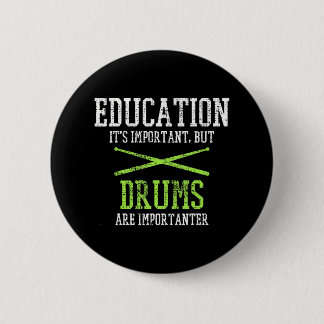 Badge Rond 5 Cm Tambours tambour tambour tambour ensemble tambours