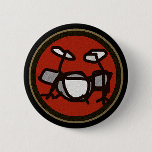 Badge Rond 5 Cm tambours, tambours