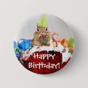 Badge Rond 5 Cm Tamia d'anniversaire