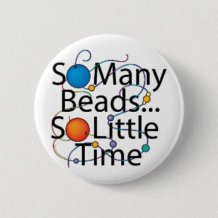 Badge Rond 5 Cm Tant de perles nouvelles