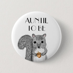 Badge Rond 5 Cm Tante À Être Baby shower