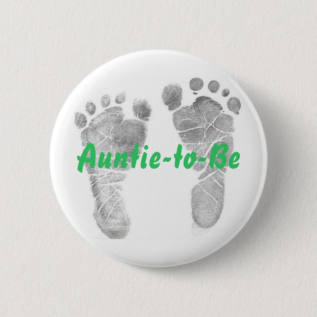 Badge Rond 5 Cm Tante-à-Soyez (Devant)