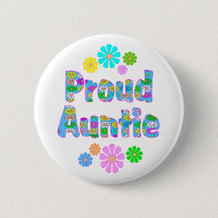 Badge Rond 5 Cm Tante fière