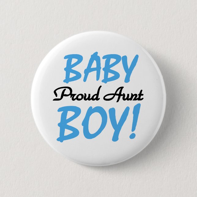 Badge Rond 5 Cm Tante fière de bébé (Devant)