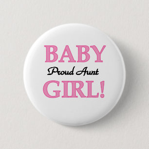 Badge Rond 5 Cm Tante fière de bébé