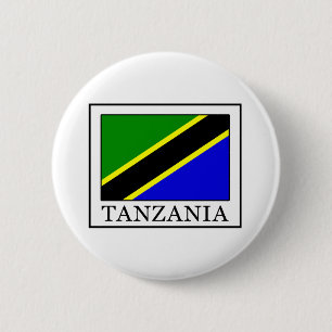 Badge Rond 5 Cm Tanzania