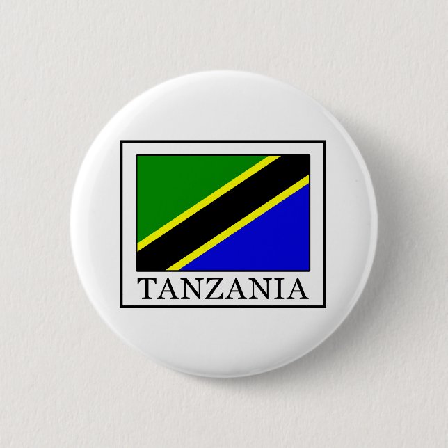 Badge Rond 5 Cm Tanzanie (Devant)