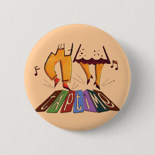Badge Rond 5 Cm Tapez le temps