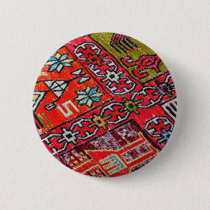 Badge Rond 5 Cm Tapis, motif persan oriental, turc