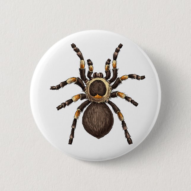 Badge Rond 5 Cm Tarantula (Devant)