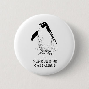 Badge Rond 5 Cm Tarifs Sur Les Pingouins Heard Island Funny Trump