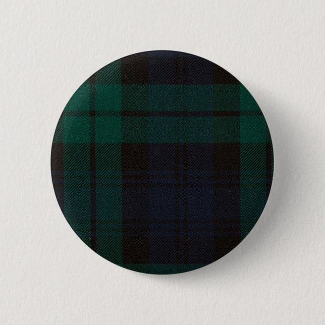 Badge Rond 5 Cm Tartan Black Watch (Devant)