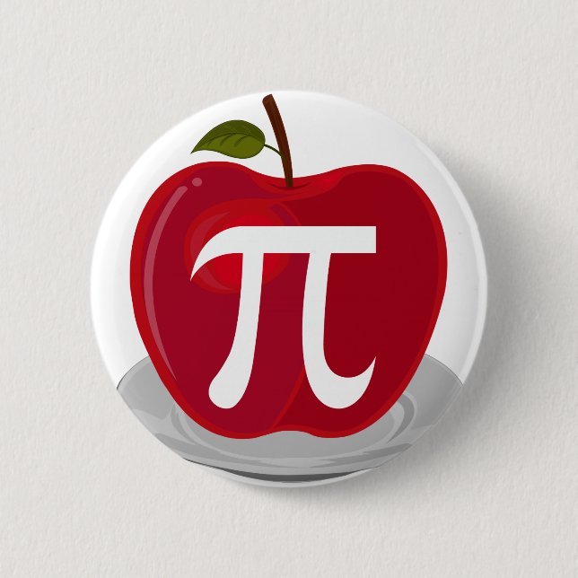 Badge Rond 5 Cm Tarte à la pomme (Devant)