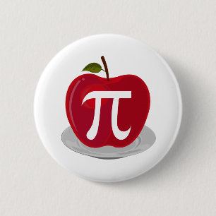 Badge Rond 5 Cm Tarte à la pomme