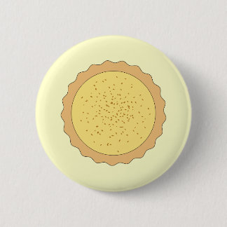 Badge Rond 5 Cm Tarte de tarte de crème anglaise