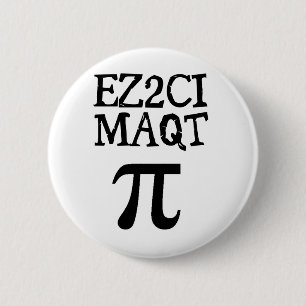 Badge Rond 5 Cm Tarte du quart pi Cutie