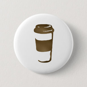 Badge Rond 5 Cm tasse de café de voyage