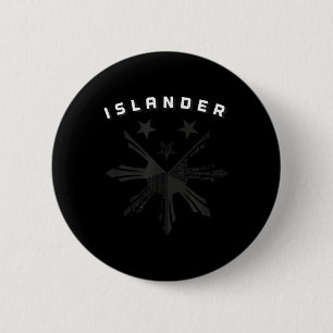 Badge Rond 5 Cm Tatouage tribal philippin guerrier hawaïen polynés