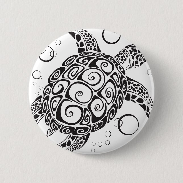Badge Rond 5 Cm Tatouage triplé (Devant)