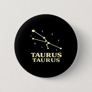 Badge Rond 5 Cm Taureau astrologie signe du zodiaque constellation