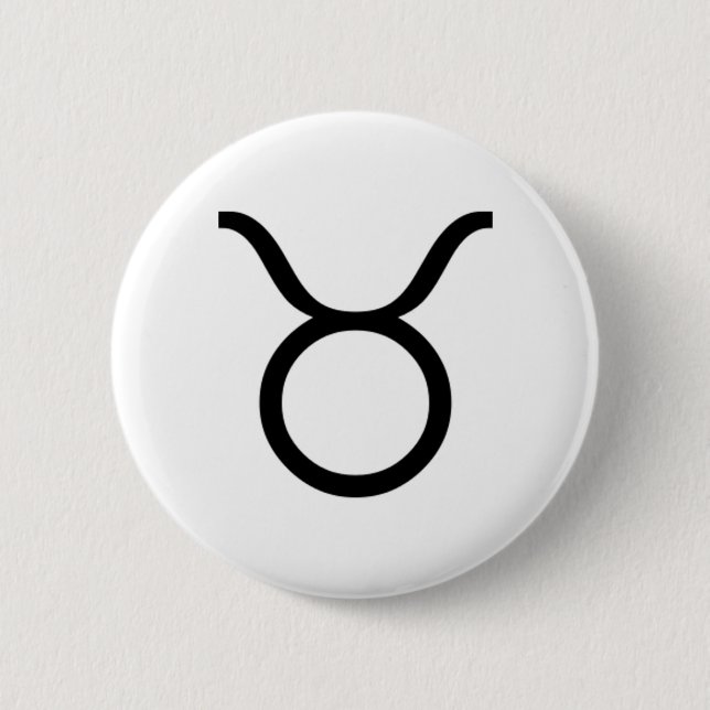 Badge Rond 5 Cm Taurus (Devant)
