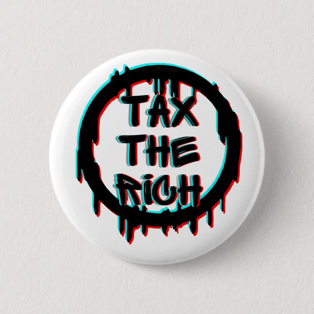 Badge Rond 5 Cm Taxe Le Riche Original (Devant)