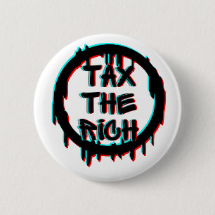 Badge Rond 5 Cm Taxe Le Riche Original