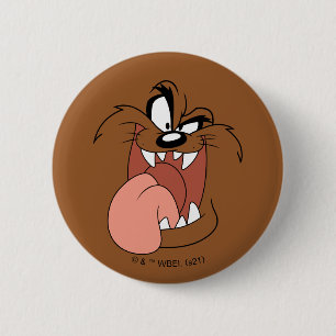 Badge Rond 5 Cm TAZ™ Crazy Smile