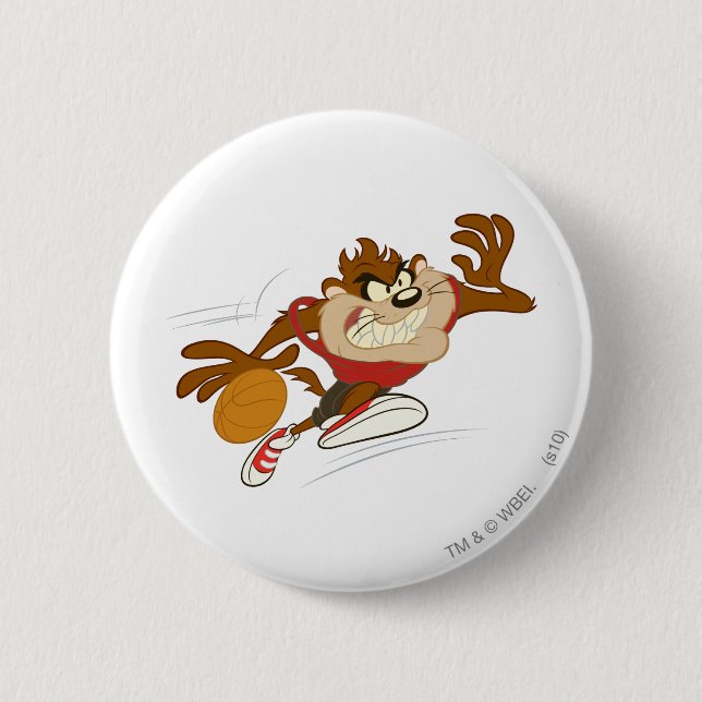 Badge Rond 5 Cm TAZ™ : le cyclone qui sévit (Devant)