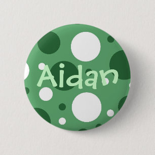 Badge Rond 5 Cm Teal pétillant