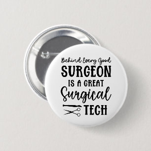 Badge Rond 5 Cm Technologie chirurgicale   Appréciation du technol