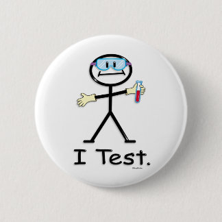 Badge Rond 5 Cm Technologie de laboratoire Médicale