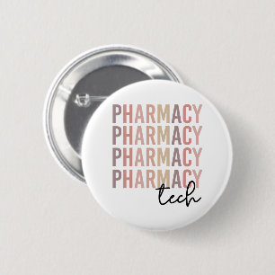 Badge Rond 5 Cm Technologie pharmaceutique Technicien en pharmac