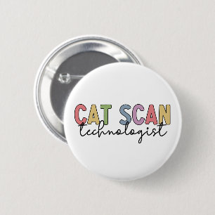 Badge Rond 5 Cm Technologue en numérisation CAT - Cadeaux de radio