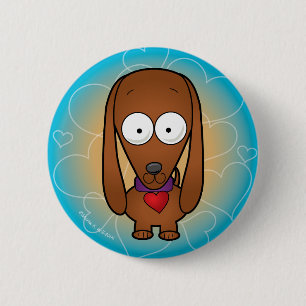 Badge Rond 5 Cm Teckel