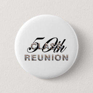 Badge Rond 5 Cm TEE 50e Réunion de classe
