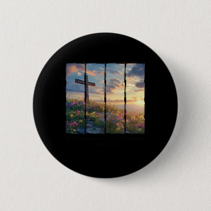 Badge Rond 5 Cm Tee de Pâques Mon péché était grand