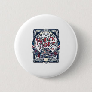 Badge Rond 5 Cm Tee-shirt graphique vectoriel de jardin de campagn