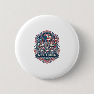 Badge Rond 5 Cm Tee-shirt graphique vectoriel jardin papillon patr