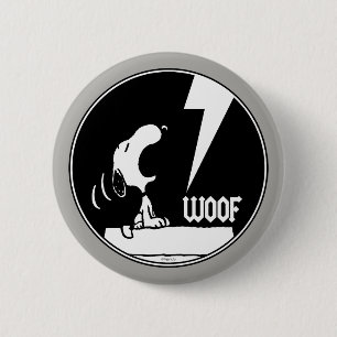 Badge Rond 5 Cm Tee - shirt Snoopy Howling