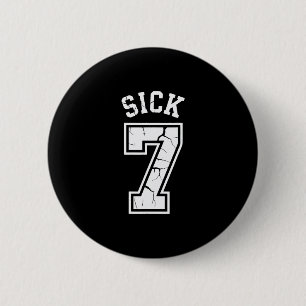Badge Rond 5 Cm Tee Sick Seven Memes Six Seven Fun