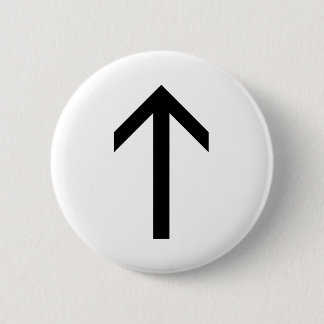 BADGE ROND 5 CM TEIWAZ RUNE