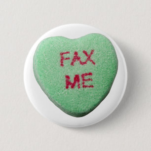 Badge Rond 5 Cm Télécopier mon coeur